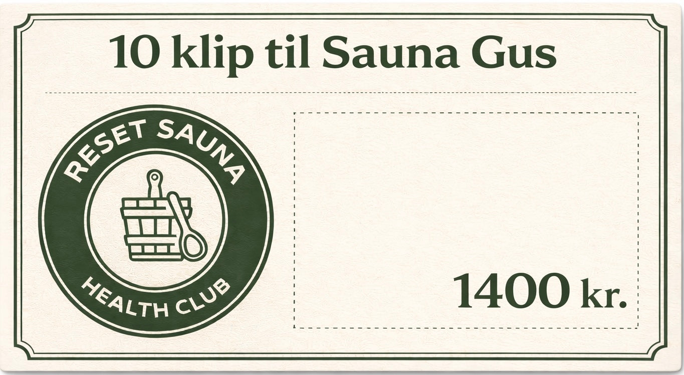 10 klip til Sauna Gus